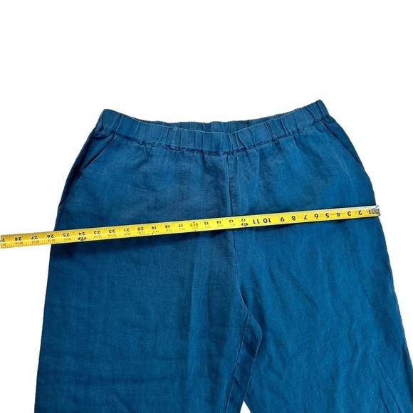 Poetry Women’s Pull On Pants 100% Linen Size 16 Leg Pockets - Picture 7 of 16